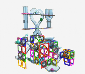 Bloques de construcción 3D de juguete para niños, juegos de imanes de azulejos magnéticos aprobados por EN ASTM - Product Image 5