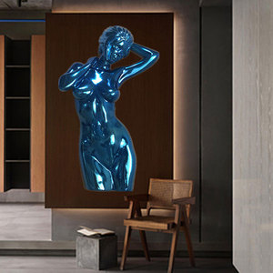 Esculturas de Mujer Desnuda de Resina de Tamaño Real, Relieve 3D para Montar en la Pared, Artesanía de Resina Colgante, Estatua de Dama Desnuda para Decoración de Interiores - Product Image 3