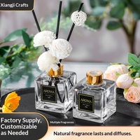 Diffuseur à bâtonnets d'huiles essentielles sans flamme, parfum longue durée, bouchon doré 150ml, vente en gros usine