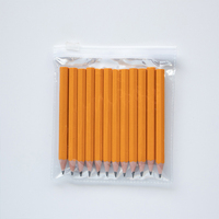 Crayon de Golf en bois, LOGO personnalisé professionnel, 3.5 pouces, 10mm, pour la promotion