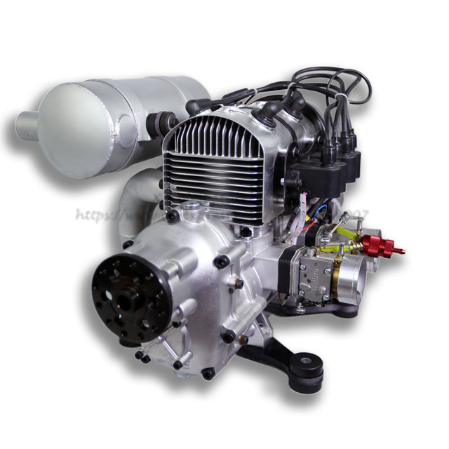 DLE430 Engine / DLE 430, DLE-430, DLE Twin-cylinder Inline Two-stroke Engine Air-cooled Experimental Aircraft Engine