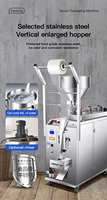 Machine d'emballage de petits sachets pour miel en bâtonnets individuels, scellage 3 côtés, scellage 4 côtés, emballage polyvalent