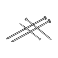 Clous de toiture en acier galvanisé poli de haute qualité, type à tige barbelée, avec double capuchon, styles à tête annulée et à tête spirale, clous courants