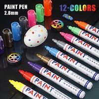 Stylo marqueur coloré à encre huileuse 2,8 mm à séchage rapide et imperméable, vente chaude transfrontalière