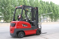 Chariot élévateur contrepoids électrique Solreign 1,5 tonne certifié CE, modèle entrepôt CPD15, batterie lithium-ion, hauteur de levage 6m, AC