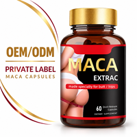 Capsules d'extrait de Maca OEM/ODM, 60 capsules, complément alimentaire à marque privée