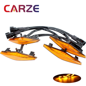 กระจังหน้าแบบมีฝากระโปรงหลังกระพุ้งสำหรับมืออาชีพกระจังหน้าไฟวิ่ง/ไฟตำแหน่งสีเหลืองอำพัน - Product Image 1