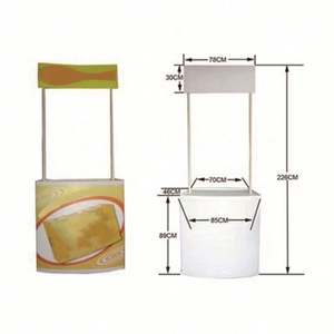 Mesa de Exhibición Portátil para Promoción de Productos 2025, Mostrador de Promoción para Exhibición en Tiendas, Mesa de Publicidad - Product Image 3