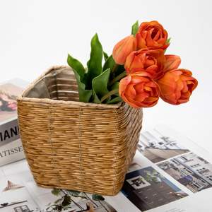 Ramo de Tulipanes Artificiales con Tacto de Goma Suave, Flor Artificial para Decoración de Interiores, Hogar, Navidad, Día de San Valentín - Product Image 6