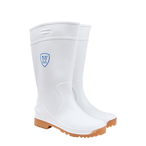 Lyle SF-<strong>11</strong>-03 Rain <strong>Boots</strong> PVC <strong>Boots</strong> Acid and Alkali Resistant High <strong>Boots</strong> Waterproof and Anti slip White Food Factory Special - Product Image 5