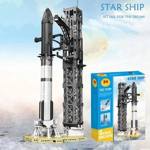 M23001 Cohete Espacial, Bloques de Construcción de Naves Espaciales, Modelo Militar para Armar, Juguete Educativo para Niños - Product Image 2