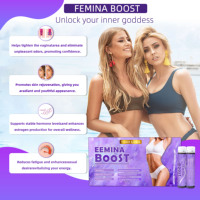 Mélange d'herbes pour la vitalité féminine, liquide oral, améliore les niveaux d'œstrogènes, réduit la fatigue, augmente la libido, aide à la perte de poids