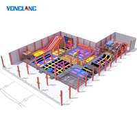 Yl-2-bc046 Plusieurs Tailles Pas Cher Grand Château Sautant Extérieur Parc de Trampoline À Vendre
