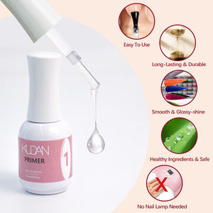 Kudan 15ml <strong>Starter</strong> <strong>Kit</strong> for <strong>Acrylic</strong> <strong>Nail</strong> Dipping System Liquid with Base Coat Top Coat Including Activator Primer - Product Image 3