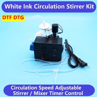 Système de circulation d'encre blanche DTF/DTG avec agitateur, minuterie et réservoir pour Epson L1800, L805, XP600, 4720, I3200, L18050 – Évite les précipitations