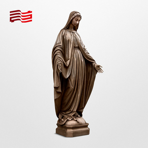 Fábrica de China Virgen María Artículos religiosos Estatua Regalos <span class=keywords><strong>cristianos</strong></span> Estatua de bronce religiosa - Product Image 5
