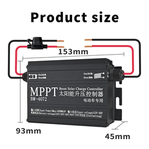 לוח סולרי נייד אבקר סקטור 22a 400w pt סדרה של בקרי טעינה סולאריים