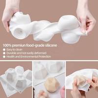 MUYULINS LFGB Platin Antihaft-BPA-freie Silikon-Mousse-Kuchendekorationen - Verschiedene Stile und Formen