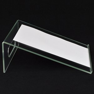Espositore da Tavolo per Cartellini Prezzi con Bordo Frontale per Etichette Prodotti, Menu, Vetrine, Espositore in Acrilico per Discorsi, Supporto per Libri - Product Image 3