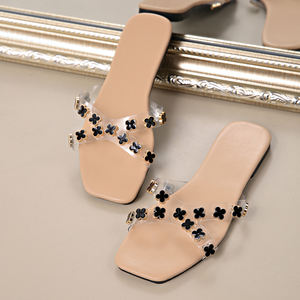 Sandalias Planas 2025 para Mujer, Tallas Grandes, Nuevas, Modernas, Sencillas, Elegantes, Decoradas con Remaches - Product Image 6