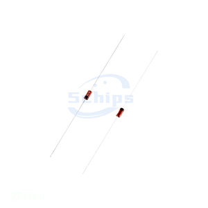 DIODE ZENER 3.6V 500MW DO35 Diodes BOM IC In Stock DO-204AH, DO-35, Axial Electronic Components Suppliers ZPD3.6 - Product Image 1