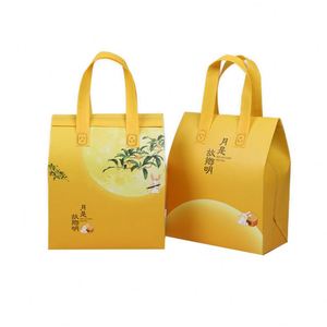 Bolsas Térmicas Infrarrojas Personalizadas para Entrega de Alimentos, Bolsa de Transporte con Patrón Impreso para Bebidas Frías y Pasteles - Product Image 2