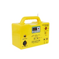 Cargador Solar portátil para exteriores, batería de respaldo de emergencia de 50W, Banco de energía Solar con reproductor de música