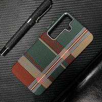 Étui de luxe en fibre de carbone pour Samsung S25 S24 S23 Ultra S22 S21 FE Z Fold 7 6, coque rigide magnétique en PC avec protection d'objectif en métal