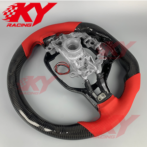 Volante Deportivo de Carreras con LED de Fibra de Carbono Personalizado para Honda Accord Civic 11.ª Generación Tipo R CRV EX Sport Sedan Acura Integra - Product Image 6