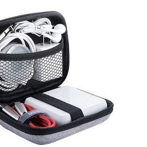 Étui pour écouteurs EVA pochette de transport étui Getgear pour Apple <span class=keywords><strong>Magsafe</strong></span> Duo <span class=keywords><strong>chargeur</strong></span> sans fil accessoires écouteurs organisateur étanche - Product Image 3