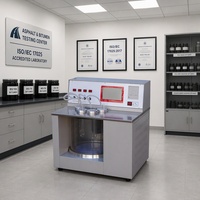 Viscosimètre capillaire sous vide ASTM D2171 AASHTO T202 pour testeur de viscosité dynamique de l'asphalte, machine d'essai du bitume 220V