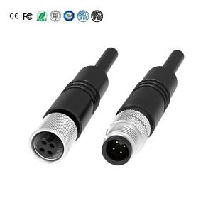 Conector Circular Impermeable M5, Nuevos Conjuntos de Conectores de Aviación, Cable de 4 Pines Blindado, Conectores de Cable con Enchufe para Soldar - Product Image 1