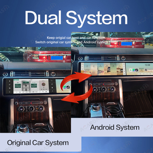 Pantalla táctil dual <span class=keywords><strong>Android</strong></span> para Range Rover Vogue L405 Sport L494 2013-2017 coche estéreo Multimedia Carplay unidad principal de navegación - Product Image 4