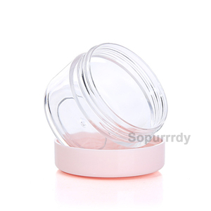 Pots en plastique personnalisés avec logo, échantillons de contenants cosmétiques avec couvercles, pots cosmétiques rechargeables, contenants pour gommage des lèvres et soins de la peau - Product Image 3