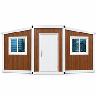 Maison conteneur préfabriquée de luxe, moderne, mobile, extensible, à double aile pliante, 3 chambres, 40FT 20FT