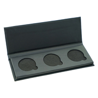 Boîte à pièces en carton rigide écologique avec logo personnalisable, fermeture magnétique noire, boîtes à pièces en or