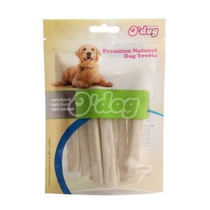 Golosinas para Perros de Cuero Crudo Prensado, Palitos de Cuero Artificial para Limpiar los Dientes, Golosinas Masticables para Perros - Product Image 6