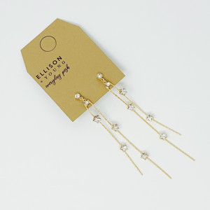 Orecchini a filamenti di stelle - Product Image 1