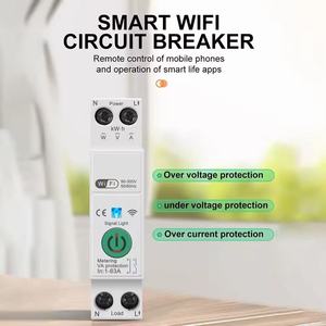 Tuya เบรกเกอร์ WiFi อัจฉริยะ, 63A ตรวจจับพลังงานด้วยรีโมทควบคุมด้วยเสียงแอปเพื่อชีวิตอัจฉริยะด้วย alexa/<span class=keywords><strong>google</strong></span> Home - Product Image 4