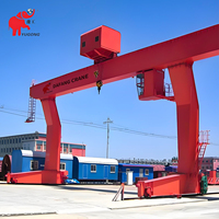 Dafang Marca Trabajo Deber A5 3 Ton 5 Ton 10 Ton 20 Ton 30 Ton 40 Ton 50 Ton L Pierna Grúa de pórtico Viga única