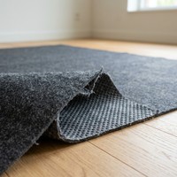 Feutre rigide non tissé aiguilleté 5 mm léger 100 % polyester pour support de tapis, tissu de base composite et rembourrage