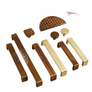 Chinese Style Zinc Alloy Drawer Handles Bar Shape Durable <b>Wardrobe</b> Cabinet Hardware - Product Image 5
