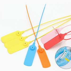 Étiquettes de sécurité en plastique jetables, scellés de sécurité anti-effraction à serrage progressif pour la logistique, les chaussures, les sacs, les conteneurs et la marquage - Product Image 1