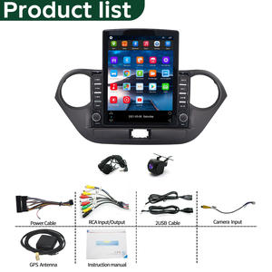 Reproductor de DVD de 9 pulgadas con pantalla de radio, sistema de navegación multimedia, Carplay para <span class=keywords><strong>Hyundai</strong></span> <span class=keywords><strong>Grand</strong></span> <span class=keywords><strong>I10</strong></span> 2014-2019 con volante a la izquierda, reproductor Android. - Product Image 6