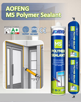Adhésif polymère hybride MS à forte liaison pour la construction, résistance aux intempéries à faible module, mastic polymère MS à peindre