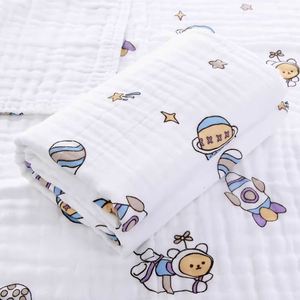100% Muslin Cotton <b>Swaddle</b> Blanket Gender Neutral <b>Newborn</b> Baby Bath Towel Nursery Essentials for Girls and Boys - Product Image 1