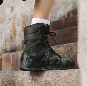 Chaussures de sport camouflage robustes TSB07, bottes tactiques longues camouflage CP - Product Image 2