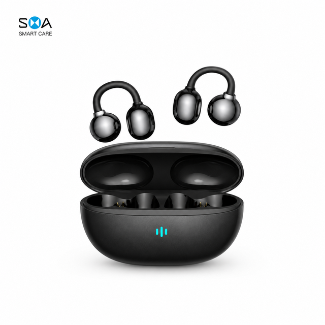 Factory Wholesale Custom Open Ear Clip Earbuds 6.0 OWS Wireless Earphones with Type-C Charging