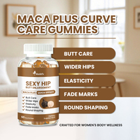 Compléments alimentaires pour l'agrandissement des hanches et des fesses sous marque privée : Gummies de Maca pour l'agrandissement des hanches et des fesses pour femmes