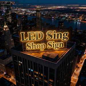 Lettres et logos 3D en acier inoxydable rétroéclairés personnalisables pour les entreprises, les magasins, les présentoirs de marques, les enseignes lumineuses, les enseignes de magasin - Product Image 1